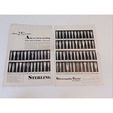 1931 Silversmiths Guild of America Sterling Silver Flatware Patterns Gorham picture