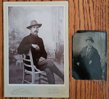 1898 John A Johnson 20th Kansas Vol Inf Co B Artificer 2 Original Photos picture