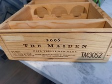 Harlan Estate 2005 The Maiden Wood Wine Box without lid. Excellent Condition picture