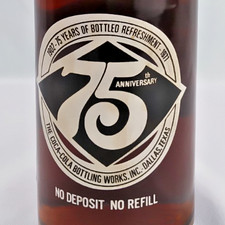 Vintage 1902- 75 Years Of Bottled Refreshment - 1977 10 FL. OZ Coca-Cola picture