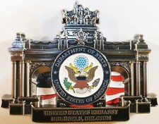 US State Department US Embassy Brussels Belgium Challenge Coin. 2