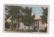 HIGH SCHOOL, CALAIS MAINE  POSTCARD 1917 picture