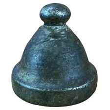 Antique or old bell metal or bronze opium weight or scale or measurement. picture