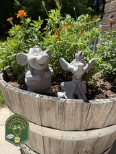 Cinderella fat Gus And Jaq Garden Statue Set - Mice Gift Sidekicks picture