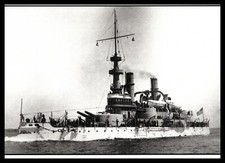 Postcard USS Indiana BB-1 picture