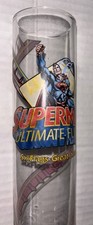 SixFlags Great America Superman Shot Glass Roller Coaster Souvenir Amusement Prk picture