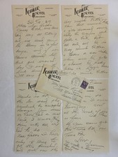 1939 antique KOEHLER HOTEL grand island nb LETTERHEAD ENV hospital ill recover picture