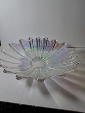 Vintage Federal Celestial Carnival Iridescent Glass Dish Bowl picture