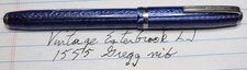 Vintage Esterbrook LJ Blue Fountain Pen 1555 Gregg Nib 1950s picture