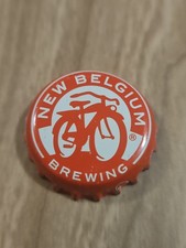 NEW BELGIUM BREWING PLASTIC LINED BEER CAP/CROWN Bicycle picture