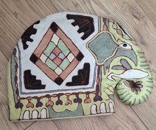 Kashmiri Hand Made.Elephant Tea Cozy Hand Embroidered picture