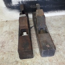 2xAntique W.Marples And Sons Carpentry Woodworking 17 inch Wooden Block Plane G picture