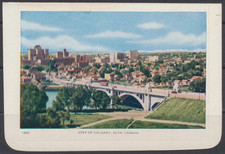 1930s-40s Canada ~ Calgary, Alta. ~ Centre St. Bridge ~ Population 90K ~ Folkard picture