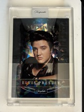 2026 Keepsake Elvis Presley Spotlight #17 067/100 Blue Cracked Ice Encased picture