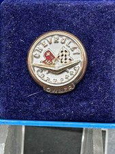Vintage  1950,s–1960,s Corvette Owner Pin  1/5 10K DP Gold With Box picture