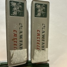 2 tins A. W. Faber Castell HB 17 Pencils in Tins Germany 9000, 13 new pencils  picture