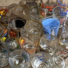 Vintage 1980's, Novelty Shot Glasses, States of the U.S. - YOU SELECT - picture