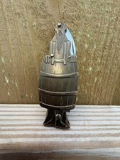 Vintage Compliments Of The IRS Taylor Cutlery Pocket Knife Brass Man In Barrel picture