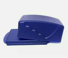 Tupperware Large Butter Dish Cheese 1 Pound Size  BLUE NEW  picture