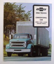Minty Vintage 1966 CHEVROLET Trucks Conventional Cab BROCHURE Model 70000 80000 picture