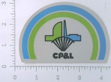 Vintage CP&L Carolina Power Light Company Sticker Decal picture