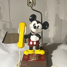Vintage 1984 Mickey phone-lamp picture