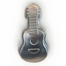 Vintage Wilton Guitar Cake Baking Pan Mold 2105-570 Decorating Birthday Music picture