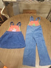 Vintage 1981 Muppets Kermit the Frog And Ms Piggy huSibling Twin Lot See Descrip picture