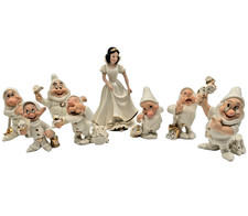 Lenox Classics Disney Showcase Snow White & Seven Dwarfs 8-Piece Set Tin Boxes picture