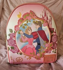 NWT Loungefly Disney Sleeping Beauty Once Upon A Dream Door Mini Backpack Aurora picture