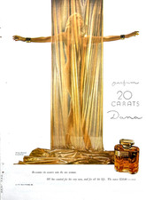 1946 Ad Dana Perfumes 20 Carats Wesley Bowman Photo picture