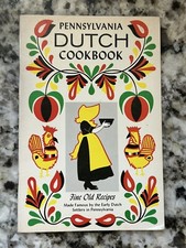 Vintage 1961 Pennsylvania Dutch Cookbook Fine Old Recipes History Culture Images picture