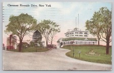 Vintage New York Postcard 1917 NYC Times Sq. STA. Cancel Claremont Riverside Dr picture