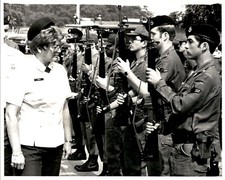 LG17 1980 Original Photo COL MARY A MARSH WOMEN AND WAR U.S. AIR FORCE COMMANDER picture