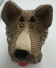 Vintage Artesania Rinconada German Shepard Handmade Figurine Retired Uruguay picture