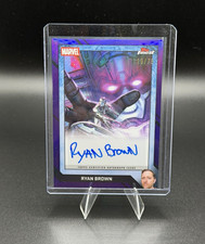 Topps Marvel 2026 Topps Finest Silver Surfer  Ryan Brown Auto 19/75 picture