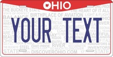 OHIO  2013 design - Personalized Novelty Plate Auto Bike Motorcycle picture