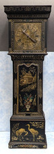 FANTASTIC VINTAGE & RARE ~ HUNTLEY & PALMERS ~ GRANDFATHER CLOCK ~ BISCUIT TIN picture
