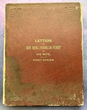 1889 B.F. Perry Letters INSCRIBED Judge James Aldrich SC Manuscript RARE picture