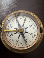 WWII U.S.C.E.  (U.S. Corps of Engineers) Brass Field Compass by TAYLOR  works picture