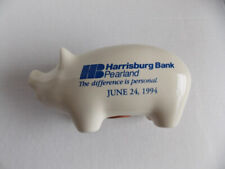 Harrisburg Bank Pig Porcelain Piggy bank 7
