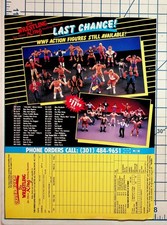 1989 WWF Wrestling Ring Magazine Ad - Action Figures Hulk Hogan Macho Man picture