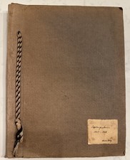Antique German 1920s Photograph Scrapbook Photo Album w/Nautical Sailing Photos picture