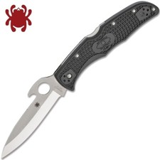 Spyderco Endura 4 Emerson VG10 Satin Plain Blade Wave Dark Gray FRN C10PGYW picture