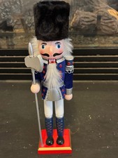 Royal Blue Guardian Nutcracker With Velvet Accents. Brand New 2025. picture