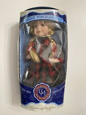Winter Holiday Dress With Stocking Cap (Bisque Porcelain Doll) Collectible picture