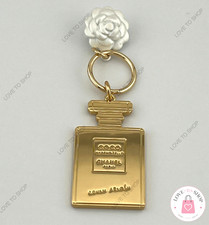 Chanel Coco Mademoiselle Crush Absolu Perfume Bottle & Camellia Flower Charm picture