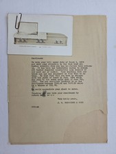 1934 antique CASKET MANUFACTURERS connersville in DODDRIDGE FUNERAL archive LOT picture