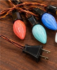 Vintage Westinghouse Christmas Strand Light Bulbs, Multi-color Bakelite C-9 1/2 picture