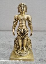Lord Digamber Jain God bahubali Brass Collectible handicraft 6 inch Statue Idol picture